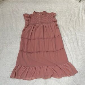 Pink Ruffled Dress